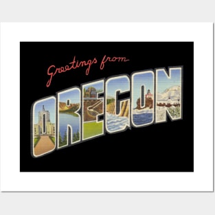 Greetings from Oregon Posters and Art